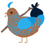 A brown and sky chicken with a lace pattern