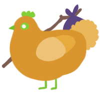 A orange and honey chicken