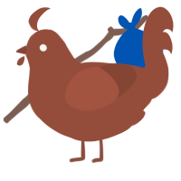 A russet chicken
