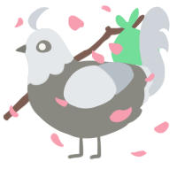 A ash and mist chicken with a head pattern