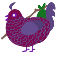 Dinner Accident, a wine and overcast chicken with a lace pattern