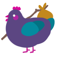 A overcast and sea chicken