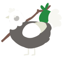 A grey and white chicken with a head pattern