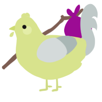 limon, a lemon and silver chicken