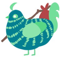 Tora, a sea and spring chicken with a bar pattern