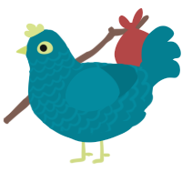 A sea chicken with a lace pattern