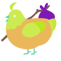 A honey and lime chicken with a head pattern