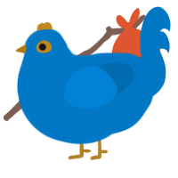 AY1722, a sapphire chicken