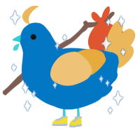 A sapphire and honey chicken