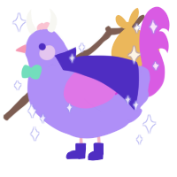 nyquil, a lilac and orchid chicken