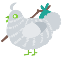 A mist chicken with a bar pattern