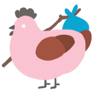 A rose and russet chicken