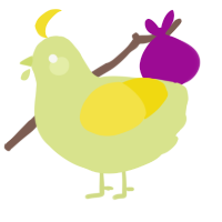 A lemon and yellow chicken