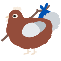 A russet and mist chicken