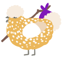 Popcorn, a honey and cream chicken with a speckle pattern