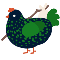 (unnamed), a tumblr and leaf chicken with a speckle pattern