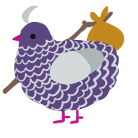 A overcast and silver chicken with a lace pattern