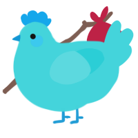 A aqua chicken
