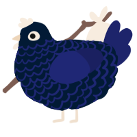 A tumblr and navy chicken with a lace pattern