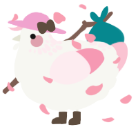A white and rose chicken with a neck-speckle pattern