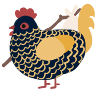 Fancy Handkerchief, a tumblr and honey chicken with a lace pattern