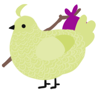 A lemon chicken with a double-lace pattern