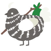 A grey and white chicken with a bar pattern