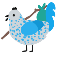 Cirrocuumulus, a mist and sky chicken with a speckle pattern