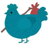 A sea chicken with a lace pattern