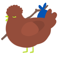 A russet chicken