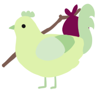 A apple and gluppy chicken