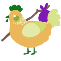 A honey and lemon chicken with a neck-speckle pattern