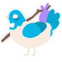A cream and cerulean chicken with a head pattern