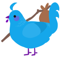 A sky chicken with a neck-band pattern