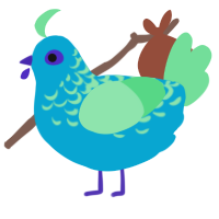 Incel Tears, a cerulean and spring chicken with a half-lace pattern