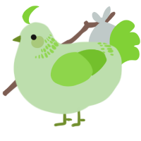 A gluppy and grass chicken with a neck-band pattern