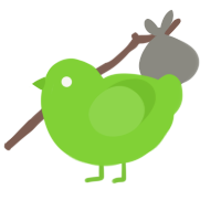 A grass chicken