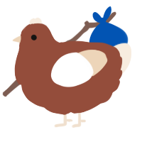 A russet and cream chicken