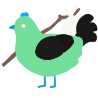 A spring and sable chicken