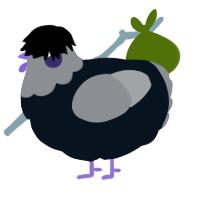 A cream and grey chicken with a head pattern