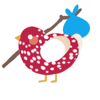 A crimson and cream chicken with a speckle pattern