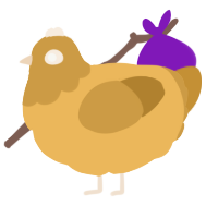 A honey and gold chicken with a head pattern