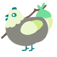 Perapiña, a ash and apple chicken with a head pattern