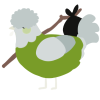 A chartreuse and silver chicken with a head pattern