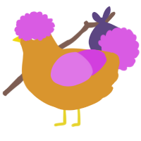A orange and orchid chicken