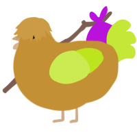 laxative, a gold and lime chicken