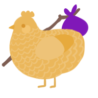 Hundred Acre Wood, a honey chicken with a lace pattern