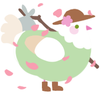 A gluppy and cream chicken with a head pattern