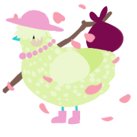 A apple chicken with a speckle pattern