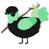 A sable and spring chicken with a head pattern